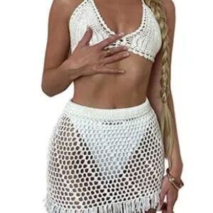 Just quella 2 piece swimsuit coverup beach xxs